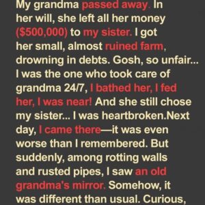 My Grandmother Left Me Her Old Farmhouse, but the Closet Behind the Mirror Held the Real Inheritance – Story of the Day